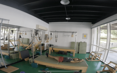 Energizing Pilates session for calm and strong body 