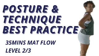 Posture and technique best practice for your Mat Pilates workout